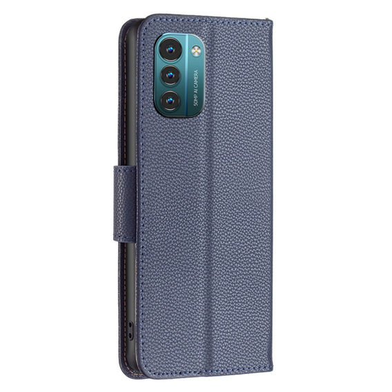 Klapkové puzdro pre Nokia G11 / G21, Litchi Wallet Case, modré