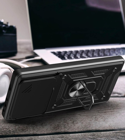 Obal na mobil pre Xiaomi Poco F7 Ultra, CamShield Slide, čierne