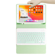 Puzdro + klávesnica iPad 10.2 7/8/9 gen 2019/2020/2021, Keyboard Cover Pen Slot, zelený