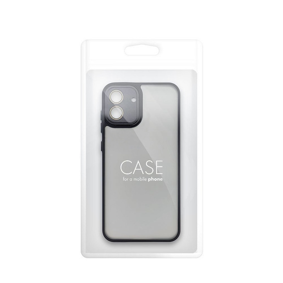 Obal na mobil pre Xiaomi Redmi 13C / Poco C65, Fusion Hybrid, transparentné / čierne + 9H sklo