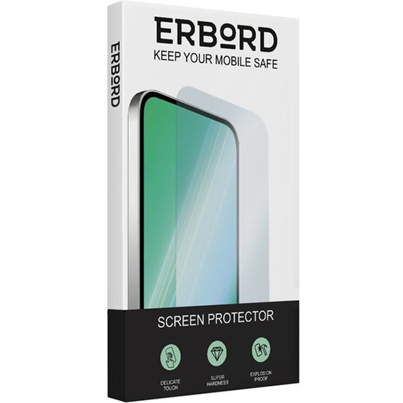 2x tvrdené sklo pre Samsung Galaxy M52, ERBORD 9H Hard Glass na displeji