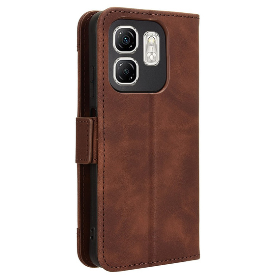 Klapkové puzdro pre Infinix Hot 50i 4G, Card Slot, hnedé
