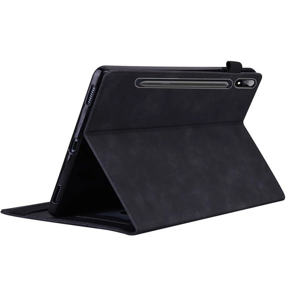 Puzdro pre Lenovo Tab P12 Pro 12.6, Classic, s priestorom pre stylus, čierne