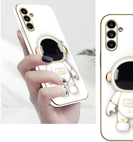 Obal na mobil pre Samsung Galaxy A56 5G, Astronaut, biele