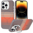 Puzdro pre iPhone 14 Pro Max, Frame Kickstand, pre MagSafe, Sunset Grey 