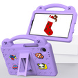 Detské puzdro pre Samsung Galaxy Tab A9, Cute Patterns, so stojanom, fialové