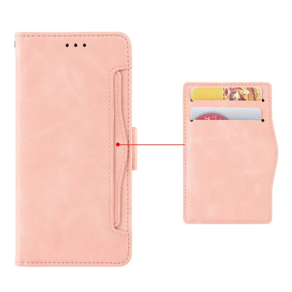 Klapkové puzdro pre Samsung Galaxy A26, Card Slot, ružové