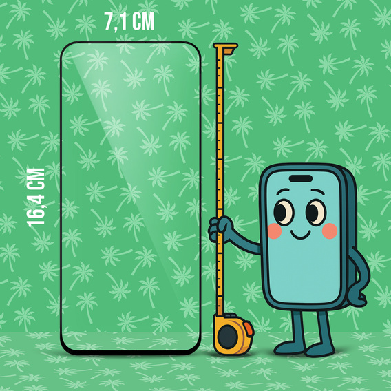 5D Full Glue Smart Palm tvrdené sklo pre Motorola Moto G35 5G