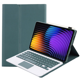Obal na klávesnicu pre Xiaomi Pad 7 / 7 Pro, TouchPad, zelený
