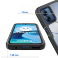 Puzdro pre Motorola Moto G54 5G, Shockproof, s fóliou, čierne