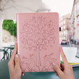 Puzdro s chlopňou pre Huawei MatePad SE 10.4, tree, ružové rose gold