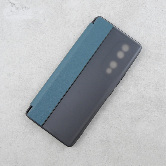 Flipové puzdro pre Honor 70 5G, Side View, zelený