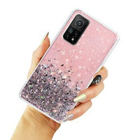 Obal na mobil pre Xiaomi Mi 10T 5G / Mi 10T Pro 5G, Glittery, svetlo ružové