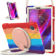 Detské puzdro pre Lenovo Tab M10 Plus TB-X606F, pancierované s popruhom, viacfarebné