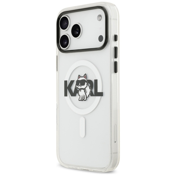Puzdro Karl Lagerfeld IML Choupette MagSafe pre iPhone 17 Pro