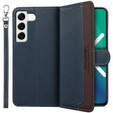 Flipové puzdro pre Samsung Galaxy S22+ Plus 5G, KHAZNEH RFID, modré