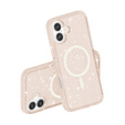 Puzdro pre iPhone 17, pre MagSafe, trblietavé, priesvitné zlaté