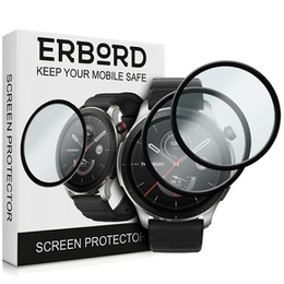2x hybridné sklo ERBORD pre Amazfit GTR 4 46mm