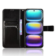 Klapkové puzdro pre Infinix Hot 50 4G, Crazy Horse Wallet, čierne