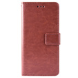 Klapkové puzdro pre Infinix Hot 11s, Crazy Horse Wallet, hnedé