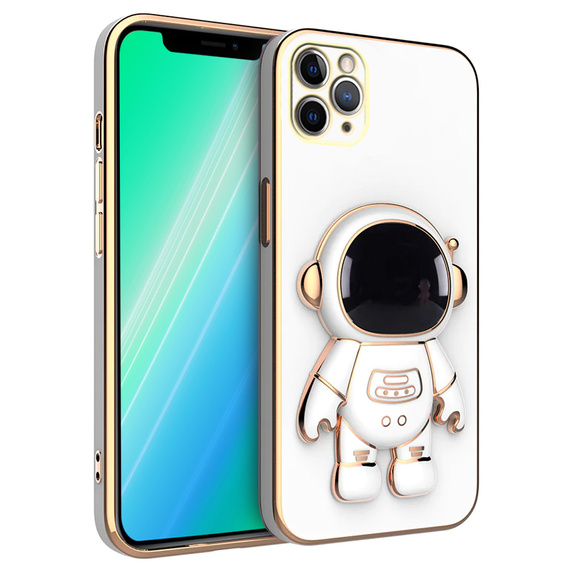 Obal na mobil pre iPhone 12 Pro Max, Astronaut, biele
