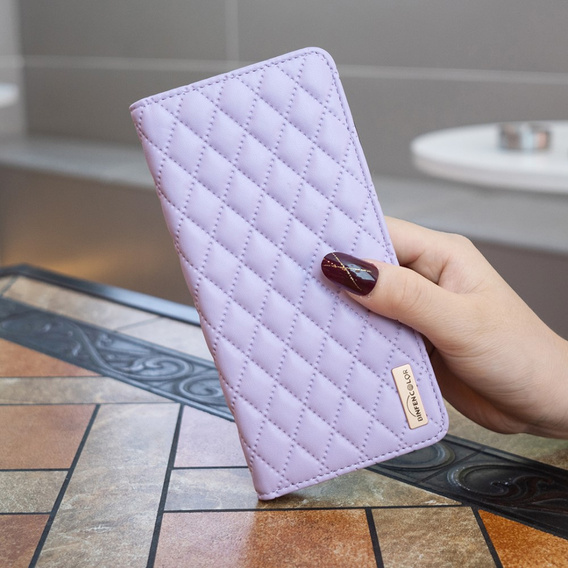 Klapkové puzdro pre Samsung Galaxy A34 5G, Wallet, BINFEN COLOR, fialové