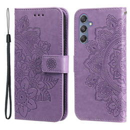 Klapkové puzdro pre Samsung Galaxy M34 5G, Mandala Flower, fialové