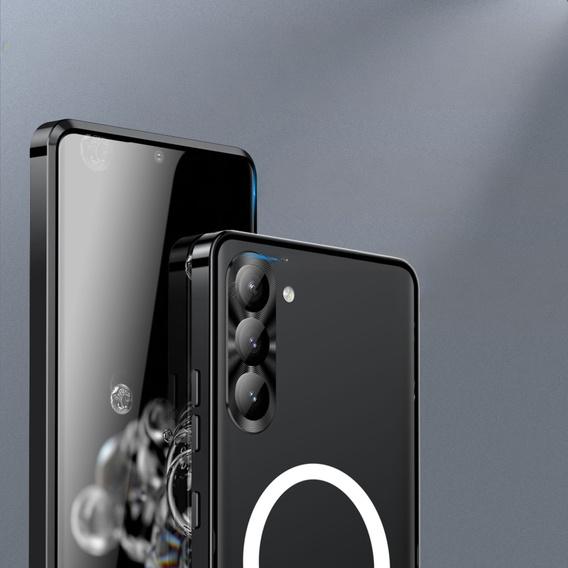 Ochranné puzdro na fotoaparát pre Samsung Galaxy S24+ Plus, CamShield MagSafe, transparentné / čierne