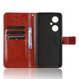 Klapkové puzdro pre Huawei Nova 11i, Crazy Horse Wallet, hnedé