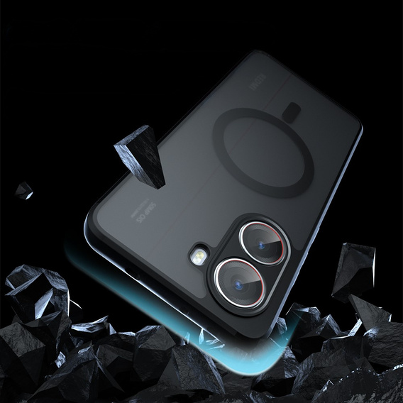 Puzdro pre Xiaomi Poco X7 Pro 5G, pre MagSafe, ERBORD Matt Case, čierny
