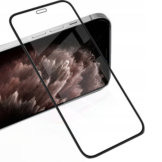 2x tvrdené sklo pre iPhone 12 Pro Max, ERBORD 3D pre celý displej