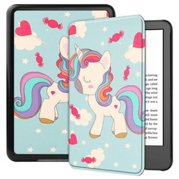 Puzdro pre Kindle 11, Smartcase, unicorn