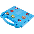 Detské puzdro pre Apple iPad Air 11" 6 gen. 2024, Cute Patterns, so stojanom, modré