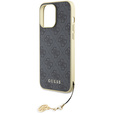 Puzdro Guess 4G Charms s príveskom pre iPhone 15 Pro Max