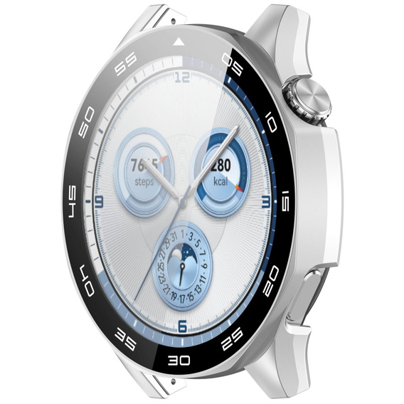 Puzdro 2v1 + tvrdené sklo pre Huawei Watch GT 5 46mm, priehľadné