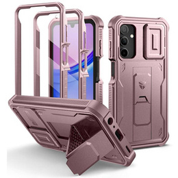 Obrnené puzdro pre Samsung Galaxy A15, Dexnor Full Body (Two Frames), ružové