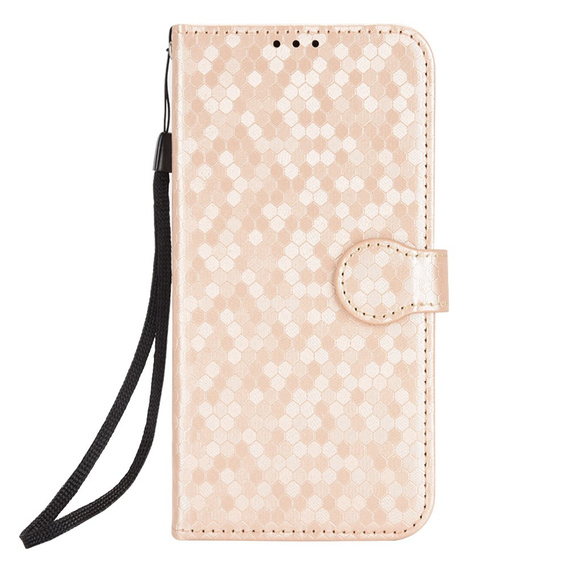 Flipové puzdro pre Honor 400 5G, Wallet Rhombus, ružové