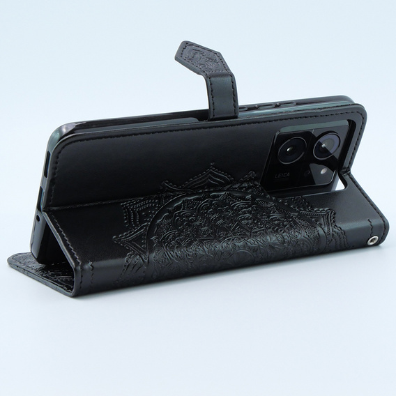 Klapkové puzdro pre Xiaomi 13T / 13T Pro, Mandala, čierne