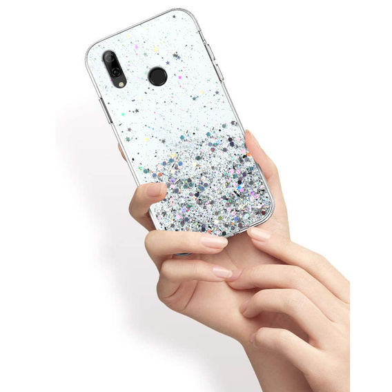 Obal na mobil pre Huawei P Smart 2019, Glittery, priehľadné