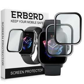 2x hybridné sklo ERBORD pre Amazfit GTS 3