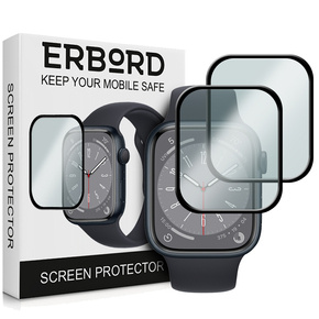 2x hybridné sklo ERBORD pre Apple Watch 7/8 45mm