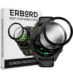 2x hybridné sklo ERBORD pre Garmin Forerunner 265S