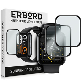 2x hybridné sklo ERBORD pre Realme Watch 3 Pro