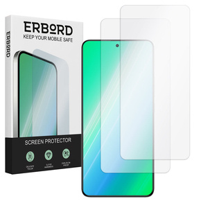 2x tvrdené sklo pre Motorola Moto E20/E30/E40, ERBORD 9H Hard Glass na displeji