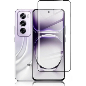 3D tvrdené sklo pre Oppo Reno 12 Pro, čierny rám