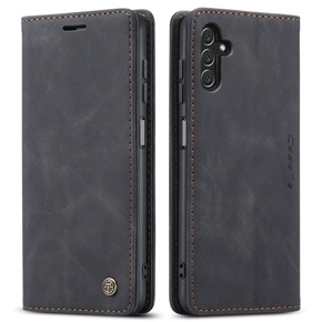 CASEME puzdro pre Samsung Galaxy A04S / A13 5G, Leather Wallet Case, čierne