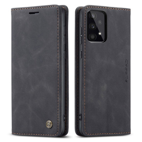 CASEME puzdro pre Samsung Galaxy A33 5G, Leather Wallet Case, čierne
