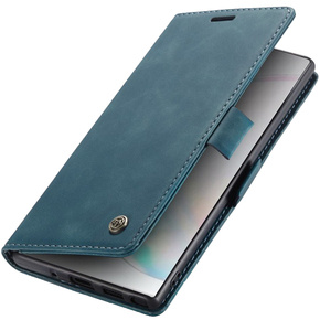 CASEME puzdro pre Samsung Galaxy Note 10 Plus/5G, Leather Wallet Case, zelený
