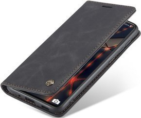 CASEME puzdro pre Samsung Galaxy S20 FE, Leather Wallet Case, čierne