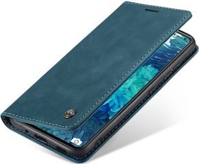 CASEME puzdro pre Samsung Galaxy S20 FE, Leather Wallet Case, zelený